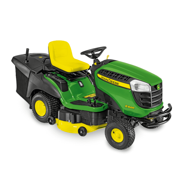 John Deere X166R zitmaaier